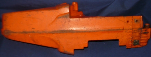 husqvarna 372, 362, 365 chainsaw fuel tank rear trigger handle