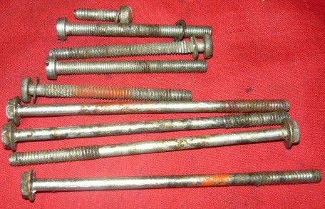 lombard pony chainsaw lot of assorted hardware