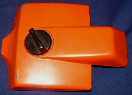dolmar 117 chainsaw air filter cover and knob orange