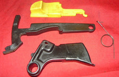 mcculloch mac 32cc to 38cc chainsaw throttle trigger, safety interlock lever, and choke rod kit