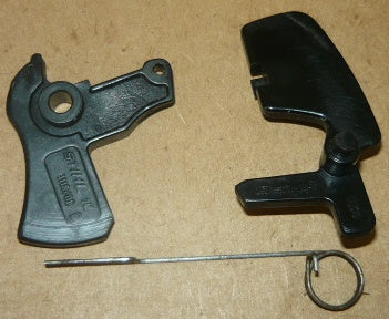stihl ms361 chainsaw throttle trigger and interlock set