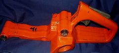 husqvarna 36, 41 chainsaw fuel tank rear trigger handle #3 with 4 av mounts and throttle trigger parts
