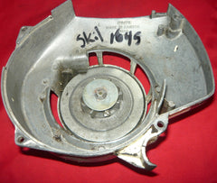 skil 1645 chainsaw starter recoil cover and pulley assembly