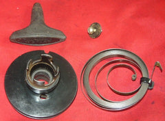 mcculloch mini mac series chainsaw starter pulley with rewind spring and grip