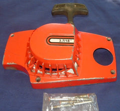 poulan built craftsman 3.7 chainsaw starter cover and pulley assembly (Red)