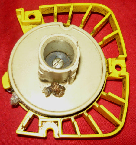 mcculloch eager beaver 2.0 chainsaw yellow starter/recoil cover and pulley