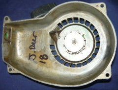 john deere 18 chainsaw starter housing cover and pulley assembly (rem. Sl bin)