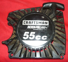 craftsman 55cc chainsaw starter recoil cover and pulley assembly