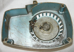 homelite super xl chainsaw starter/recoil cover and pulley assembly (blue)