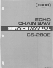 Echo CS-280E downloadable pdf Service and Repair Manual