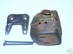 Husqvarna 154 Chainsaw Muffler Assembly with bracket and bolts (welded)