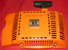 husqvarna 61 chainsaw starter recoil cover and pulley assembly #7