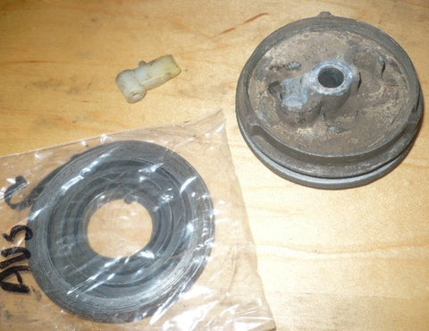 stihl ts-360 avs cut off saw starter pulley, rewind spring and pawl