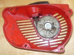 shindaiwa 357 chainsaw complete starter recoil cover and pulley assembly