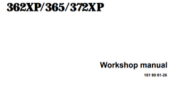 Husqvarna 362XP/365/372XP Workshop Manual downloadable pdf Service and Repair Manual