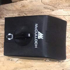 mcculloch pro mac 610, 605, 650 chainsaw black air filter cover + knob NEW (Bulky) 217651