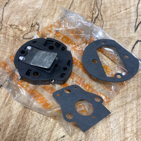stihl 010, 011, 012 chainsaw reed valve assembly diaphragm new (S32)