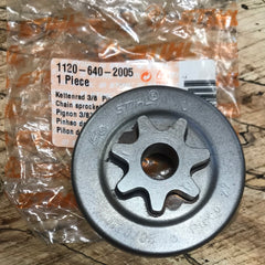 Stihl 011 AVT chainsaw 3/8 picco 7 tooth sprocket 1120-640-2005 New (ST-207A)