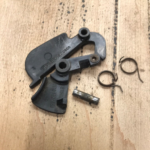 stihl 041 av chainsaw throttle trigger and safety interlock lever set #2