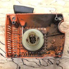 Husqvarna 140S Chainsaw Complete Starter Recoil Assembly metal