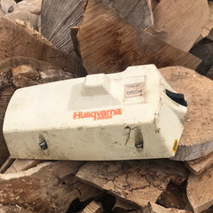 Husqvarna 50 chainsaw white air filter top cover with choke assembly #2