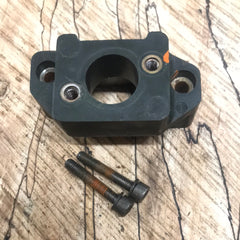 Stihl 041 av, farmboss carburetor intake flange with mounting screws 1110 120 2201 new (st-202a)