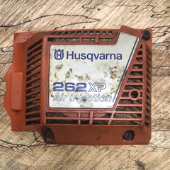 husqvarna 261, 262 xp chainsaw starter recoil cover and pulley assembly #2