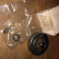 husqvarna 42, 246 chainsaw clutch sprocket .325"x7 503 74 20-02 new oem (N-002)