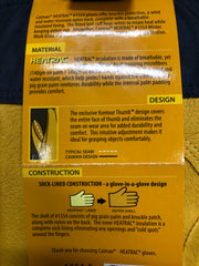 Caiman Heatrac Convertible Cuff Winter Work Gloves