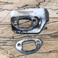 Husqvarna 550xp xpg Chainsaw Muffler Heat Deflector and Gasket