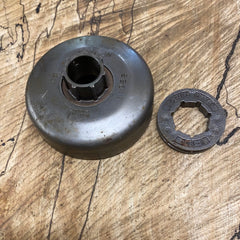 Oregon 28611X Power Mate Clutch Rim Sprocket Drum New with .325 - 8 rim Fits Pioneer 1072 Chainsaws (Sprocket Box F)