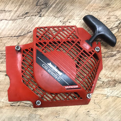 jonsered cs 2159 Turbo chainsaw starter recoil cover and pulley assembly #2
