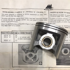 Mcculloch Pro Mac 850 chainsaw piston assembly 92520 NEW (box h)
