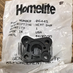 Homelite Trimmer/Blower + Heat Dam Gasket 06445 NEW (bin 106)