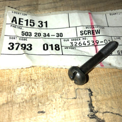 Husqvarna 455 Rancher Chainsaw, 3120K Cut-Off Saw Screw NEW 503 20 34-30 (H-009)