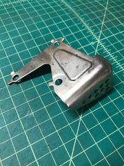 Homelite XL-925, XL-98A chainsaw muffler chrome shield New 69842 (HM-4541)