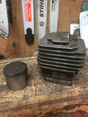 Poulan 3400 chainsaw piston and cylinder kit