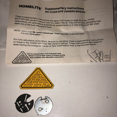 homelite 350 chainsaw high altitude kit a-12958-a new (hm-82)