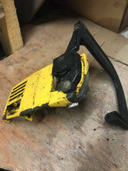 mcculloch pro mac 610, 605, 650 chainsaw chainbrake assembly with arm lever