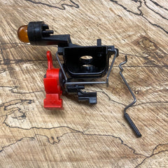 Husqvarna 435 chainsaw clip on air filter mount/control panel with throttle rod and switch