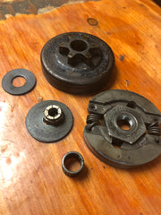 Remington mighty mite 100 - 500 chainsaw complete clutch assembly