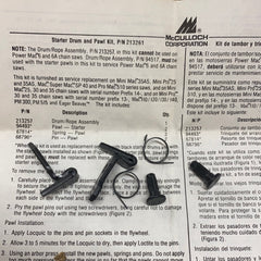 McCulloch power mac 6 Chainsaw Starter Pawl Kit NEW (Little mac Box) 213261