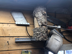 Jonsered Nordfeller Inflatable Wedge Chainsaw and Display 1979