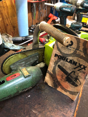 Poulan XX Atom Vintage Complete Running Serviced Chainsaw Drill