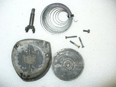 mcculloch pro mac 10-10 chainsaw starter pulley, rewind spring and shaft kit
