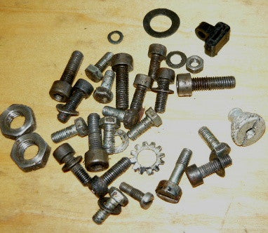 jonsered 90 chainsaw lot of assorted hardware