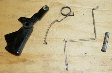 stihl 056 super chainsaw throttle trigger, rod, pin and spring