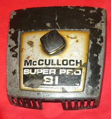 mcculloch sp-81 chainsaw air filter cover and nut