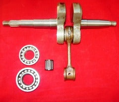 poulan pro 655 crankshaft with bearings and rod pn 507 476542 new