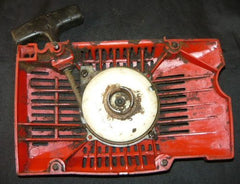 jonsered 625 II chainsaw starter recoil cover and pulley asembly #2